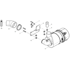 1 - 41880308F - NUT H, FLANGE