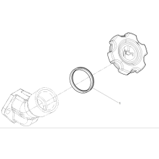 1 - W22032176F - OIL FILLER CAP GASKET