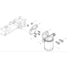 1 - 90012290002 - NUT H, FLANGE
