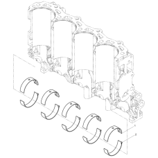 1 - 1000053486 - 1/2 MAIN BEARING