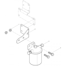 1 - 90012290002 - NUT H, FLANGE