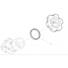 1 - W22032176F - OIL FILLER CAP GASKET
