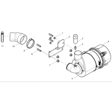 1 - 41880308F - NUT H, FLANGE