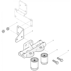 1 - 90012290002 - NUT H, FLANGE